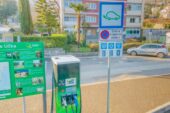 Ynvisible's digital e-paper Road Signs show EV charging station availability