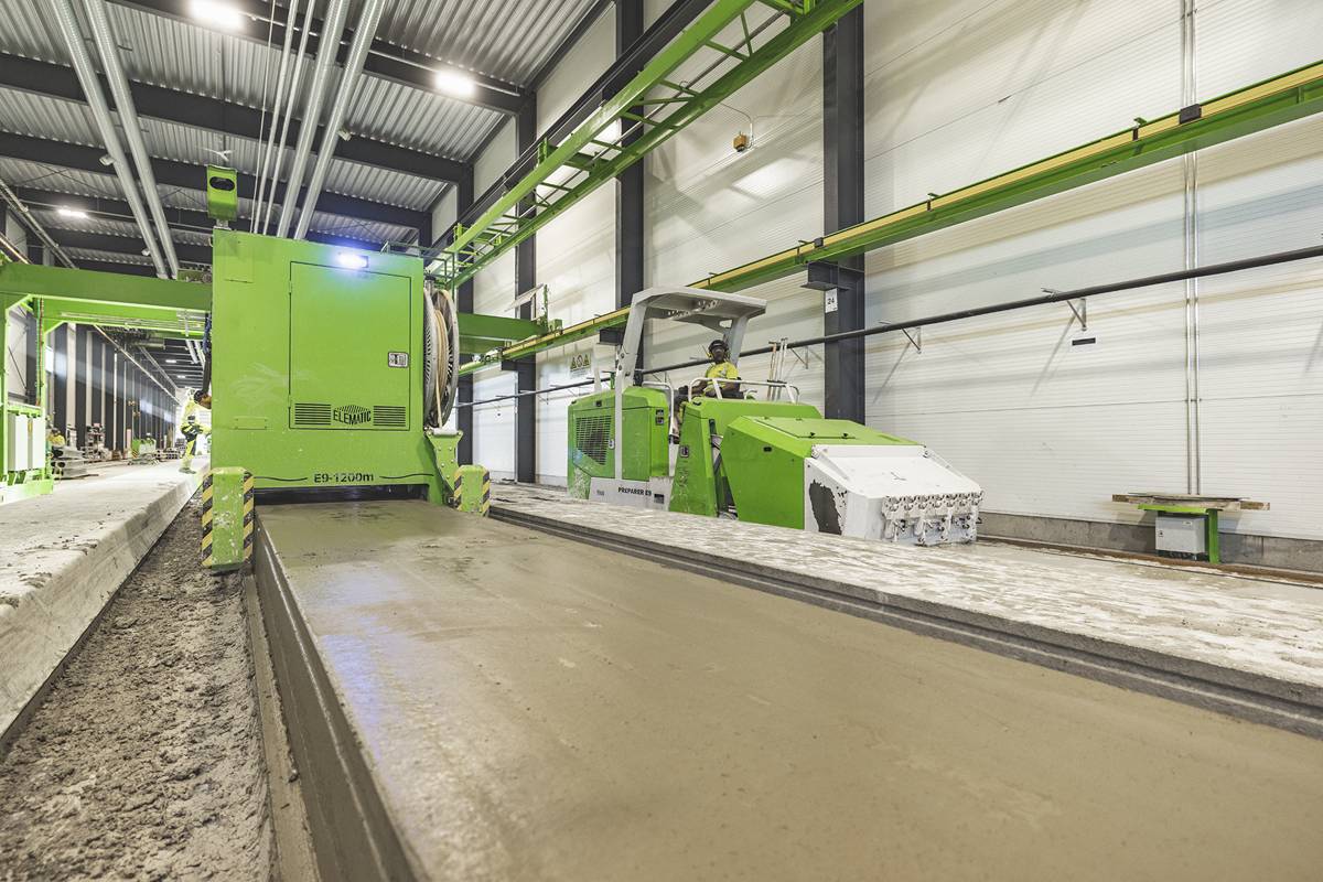 Contiga automates Slab Production in Norway with Elematic Technology